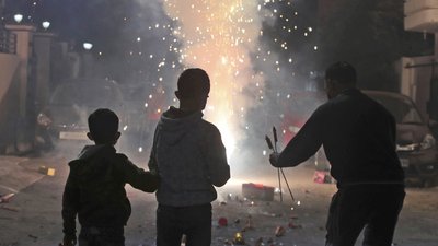 Столицю Індії після фестивалю вогнів накрив густий смог Столицю Індії після фестивалю вогнів накрив густий смог