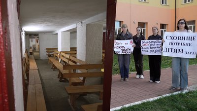 Батьки учнів гімназії на Чернігівщині скаржаться на укриття і вимагають побудувати нове