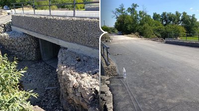 На Буковині відремонтували міст до КПП «Подвір'ївка Липкани», який обвалився через негоду
