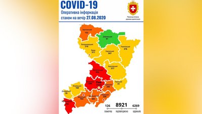 На Рівненщині за добу 103 COVID-підтвердження, одужали – 58 людей На Рівненщині за добу 103 COVID-підтвердження, одужали – 58 людей