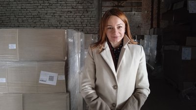 Продуктові набори жителям Харківщини формують волонтери в Тернополі
