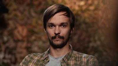 Начальник штабу 12-ї бригади НГУ «Азов» Лев «Хорус» Пашко під час інтервʼю Суспільному