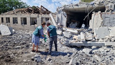 Через російський обстріл підприємств Вільнянська захаращено майже 10 тисяч м2