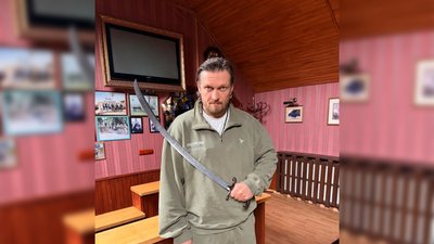 Клинок для Олександра Усика виготовив коваль з Чернігівщини