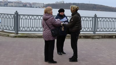 Під час місячника боротьби з туберкульозом у Тернополі Під час місячника боротьби з туберкульозом у Тернополі