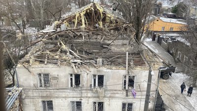 Атака РФ на Одесу 4 лютого 2026 року, зруйнований будинок, Пересипський район