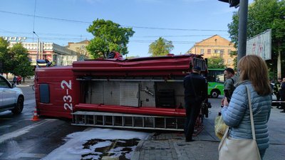 У Черкасах в ДТП потрапив тролейбус, пожежна машина та автомобіль, є травмовані У Черкасах в ДТП потрапив тролейбус, пожежна машина та автомобіль, є травмовані