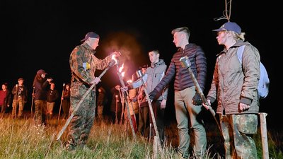 Смолоскипна хода у Холодному Яру Смолоскипна хода у Холодному Яру