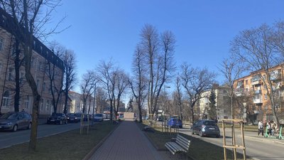 Одна з центральних вулиць Хмельницького