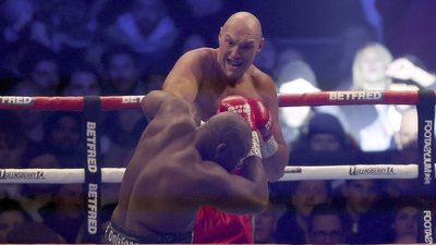 Тайсон Ф'юрі переміг Дерека Чісору та захистив чемпіонський титул WBC: як це було Тайсон Ф'юрі переміг Дерека Чісору та захистив чемпіонський титул WBC: як це було