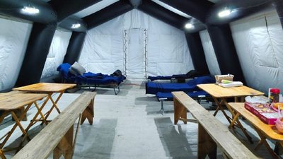 На дорогах Черкащини встановили пункти допомоги евакуйованим у дорозі На дорогах Черкащини встановили пункти допомоги евакуйованим у дорозі