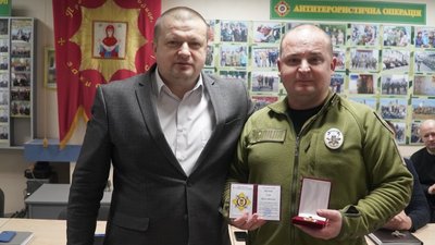 Вибухотехнік з Тернополя отримав відзнаку від МВС