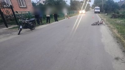Аварія за участю неповнолітнього мотоцикліста в селі Хорохорин на Волині, 29 червня 2025
