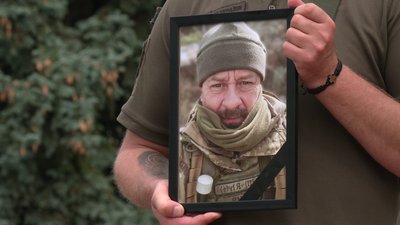 Прощання з військовим Михайлом Глеком у Рівному