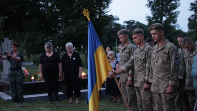 На Тернопільщині вшанували пам'ять загиблого добровольця