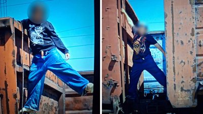 На залізничній станції у Запоріжжі двоє дітей залізли на вантажний вагон