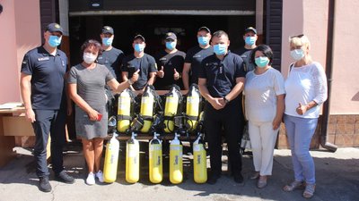 Рятувальники Канівщини отримали нові дихальні апарати