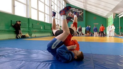 Вінничанин готується до Всеукраїнського Турніру з самбо Вінничанин готується до Всеукраїнського Турніру з самбо