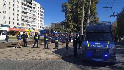 У Черкасах відбувся марш на підтримку ув'язнених ветеранів У Черкасах відбувся марш на підтримку ув'язнених ветеранів