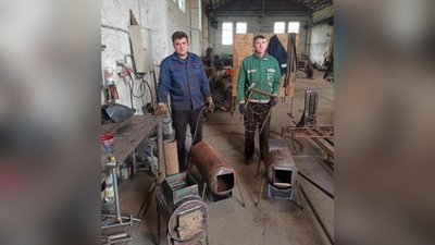 У Гайвороні на Кіровоградщині роблять бандеропечі для військових У Гайвороні на Кіровоградщині роблять бандеропечі для військових