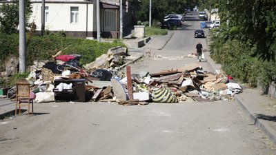 Звалище просто неба на вулиці Бабеля, 31. Звалище просто неба на вулиці Бабеля, 31.