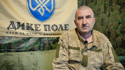 Михайло, військовий 128 ОВМБр "Дике поле", після повернення з позицій