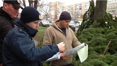 На одеських ринках поліцейські не виявили порушень з продажу ялинок На одеських ринках поліцейські не виявили порушень з продажу ялинок