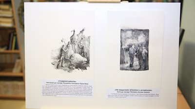 Трагедія українського села 1920-1930: у Дніпрі відкрилась виставка графічних робіт про Голодомор