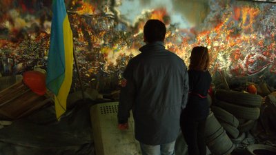 На Майдані волонтери зустріли Новий рік, Різдво На Майдані волонтери зустріли Новий рік, Різдво