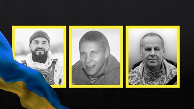 Прощання із загиблими бійцями на Чернігівщині 12 жовтня 2025 року