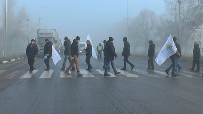 На Полтавщині протестували аграрії