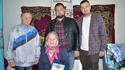 столітня довгожителька Марія Черешньова, волинянка 100 років, село Бірки