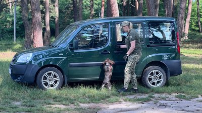 На Львівщині собаки-прикордонники склали іспит На Львівщині собаки-прикордонники склали іспит