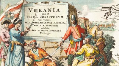 Мапа (Україна або козацька земля з прилеглими провінціями Валахії, Молдавії і Малої Татарії, зображена Йоганом-Баптистом Гоманном. Нюрнберг, 1720 рік) Мапа (Україна або козацька земля з прилеглими провінціями Валахії, Молдавії і Малої Татарії, зображена Йоганом-Баптистом Гоманном. Нюрнберг, 1720 рік)