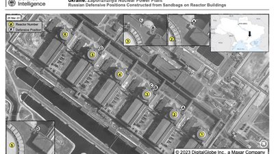 Росіяни облаштували вогневі позиції на енергоблоках ЗАЕС Росіяни облаштували вогневі позиції на енергоблоках ЗАЕС