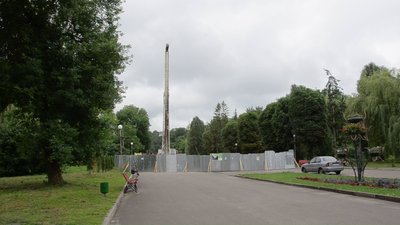 50-метровий флагшток під прапор України встановлюють у Тернополі