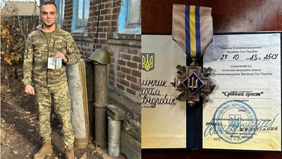 "Срібний хрест" і "Знак пошани": двох бійців-однокласників із Волині відзначили державними нагородами "Срібний хрест" і "Знак пошани": двох бійців-однокласників із Волині відзначили державними нагородами