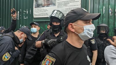 Друкарня Фесенка: мешканці Одеси вкотре вийшли на акцію протесту Друкарня Фесенка: мешканці Одеси вкотре вийшли на акцію протесту