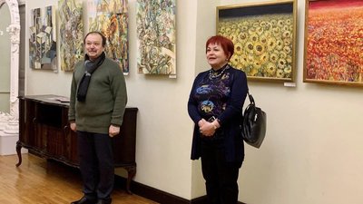 На Тернопільщині в замку відкрили персональну виставку живопису На Тернопільщині в замку відкрили персональну виставку живопису