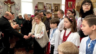 У Черкасах пластуни показали холодноярський різдвяний вертеп У Черкасах пластуни показали холодноярський різдвяний вертеп