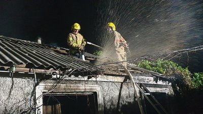 У селі Веселе на Херсонщині через коротке замикання електропроводки згорів будинок