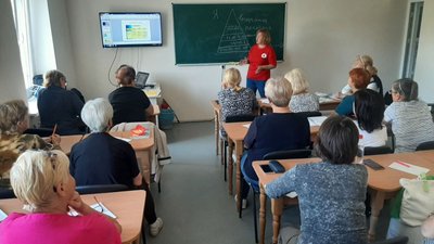 Заняття з основ збереження здоров'я в університеті третього віку, жовтень 2023. Заняття з основ збереження здоров'я в університеті третього віку, жовтень 2023.