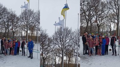 На підтримку спортсменів з Тернопільщини підняли олімпійський прапор