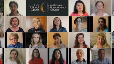 "Намалюй мені ніч": артисти та артистки хору Львівської опери презентували пісню Мирослава Скорика