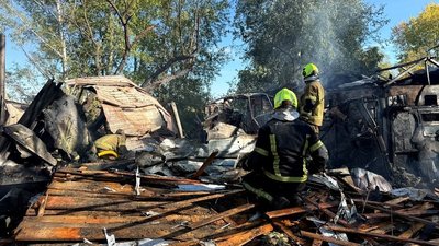 Наслідки російської атаки. Київ, 10 жовтня 2026 року
