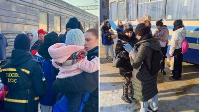 У Мукачево прибув евакуаційний поїзд із Дніпропетровщини