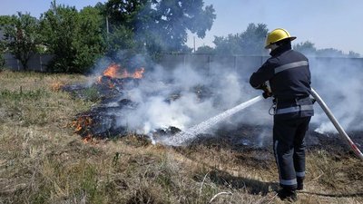 На Херсонщині за добу зафіксували 6 пожеж в екосистемах