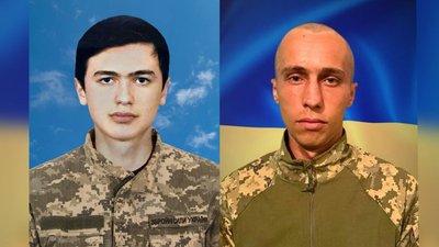 Полеглі військові  Мар'янчук і Костенюк