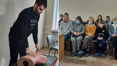 У кардіоцентрі Кропивницького усіх охочих вчать надавати домедичну допомогу
