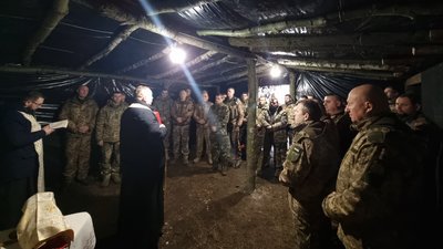 Тероборонівці спільно помолились Тероборонівці спільно помолились